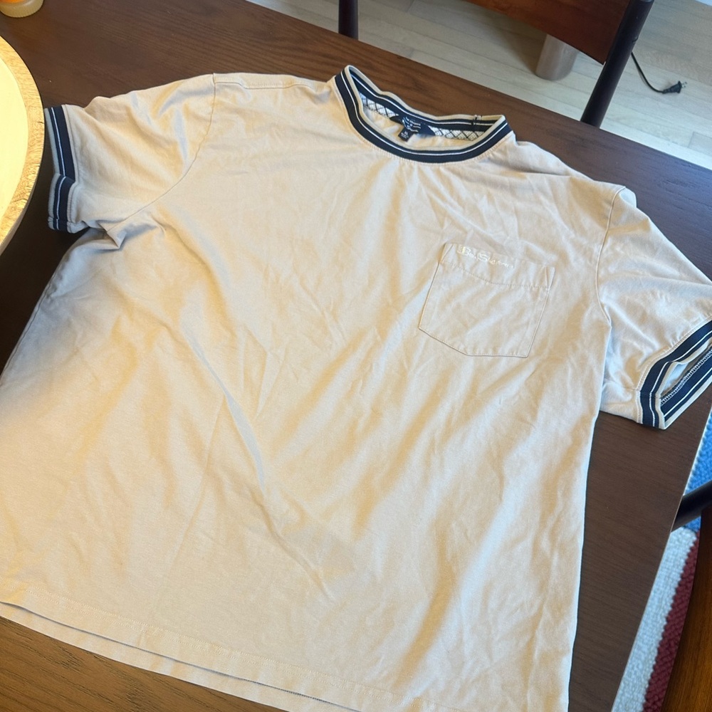 Ben Sherman tshirts. One tan, one mint. Like new!